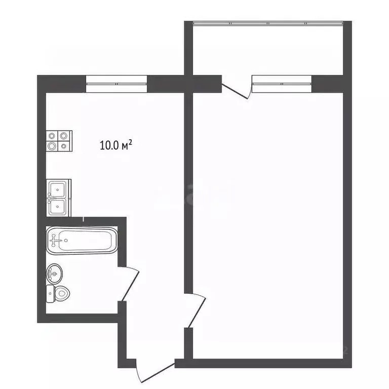 1-к кв. Ставропольский край, Предгорный муниципальный округ, с. ... - Фото 1