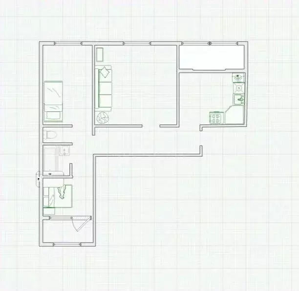 3-к кв. Московская область, Лыткарино 6-й мкр, 25 (67.6 м) - Фото 2