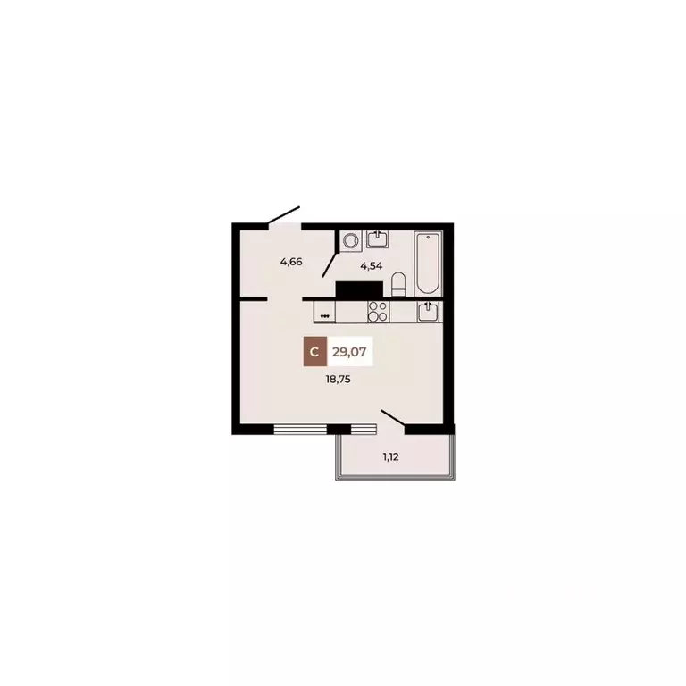 Студия Ростовская область, Аксайский район, Щепкинское с/пос, пос. ... - Фото 1