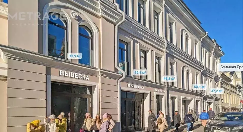 Помещение свободного назначения в Москва Большая Бронная ул., 25С3 (47 ... - Фото 1