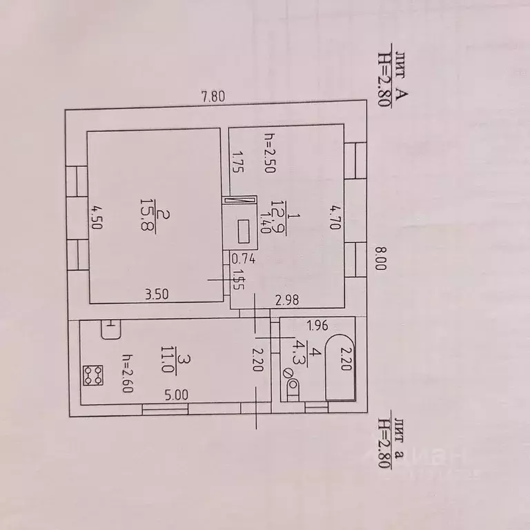 Дом в Краснодарский край, Абинск Нефтепромысловая ул. (49 м) - Фото 2
