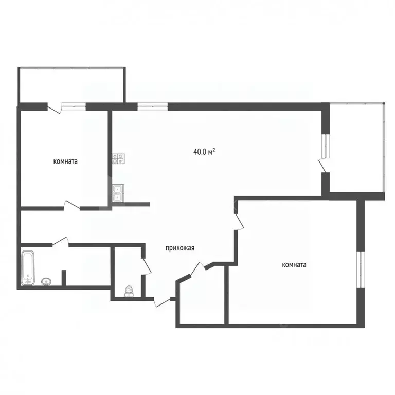 3-к кв. Тюменская область, Тюмень ул. Осипенко, 16 (112.0 м) - Фото 1