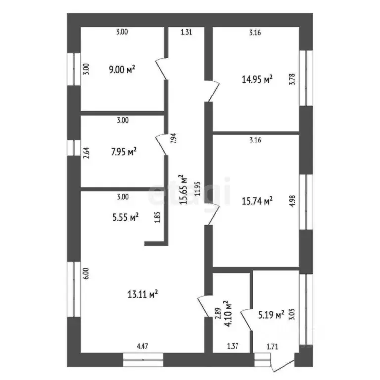 Дом в Тюменская область, Тюмень ул. Валерия Григорьева (95 м) - Фото 1
