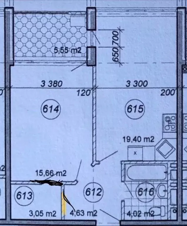 1-к кв. Краснодарский край, Анапа проезд Золотой Берег, 2Е (52.4 м) - Фото 2