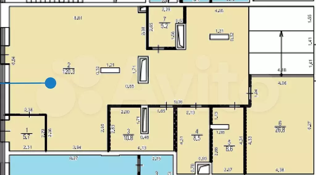 Продажа Помещения 185.9 м - с НДС, рядом с Метро - Фото 0