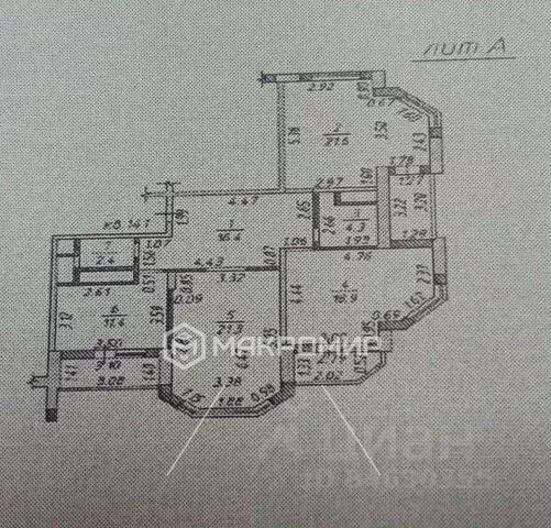 3-к кв. Орловская область, Орел Полесская ул., 57 (108.1 м) - Фото 2