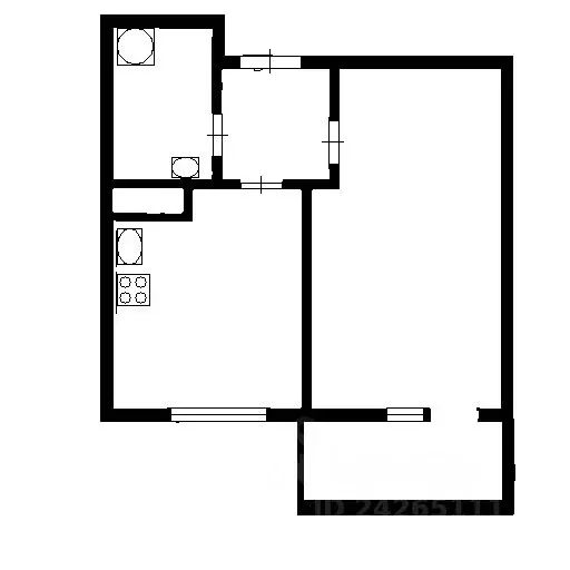 1-к кв. Санкт-Петербург Комендантский просп., 71 (31.2 м) - Фото 2