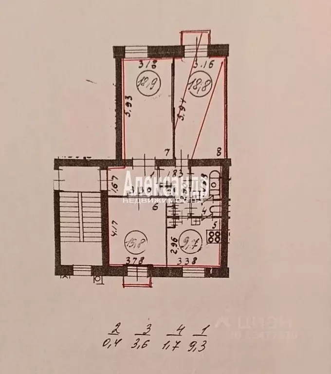 Комната Санкт-Петербург Ивановская ул., 10 (19.2 м) - Фото 2
