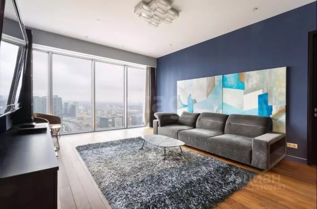 2-к кв. Москва 1-й Красногвардейский проезд, 21с2 (91.9 м) - Фото 1