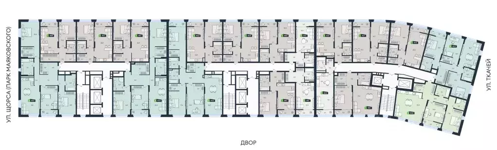 1-к кв. Свердловская область, Екатеринбург ул. Машинная, 1в/2 (51.7 м) - Фото 1