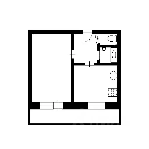 1-к кв. Санкт-Петербург Выборгское ш., 31 (38.3 м) - Фото 2