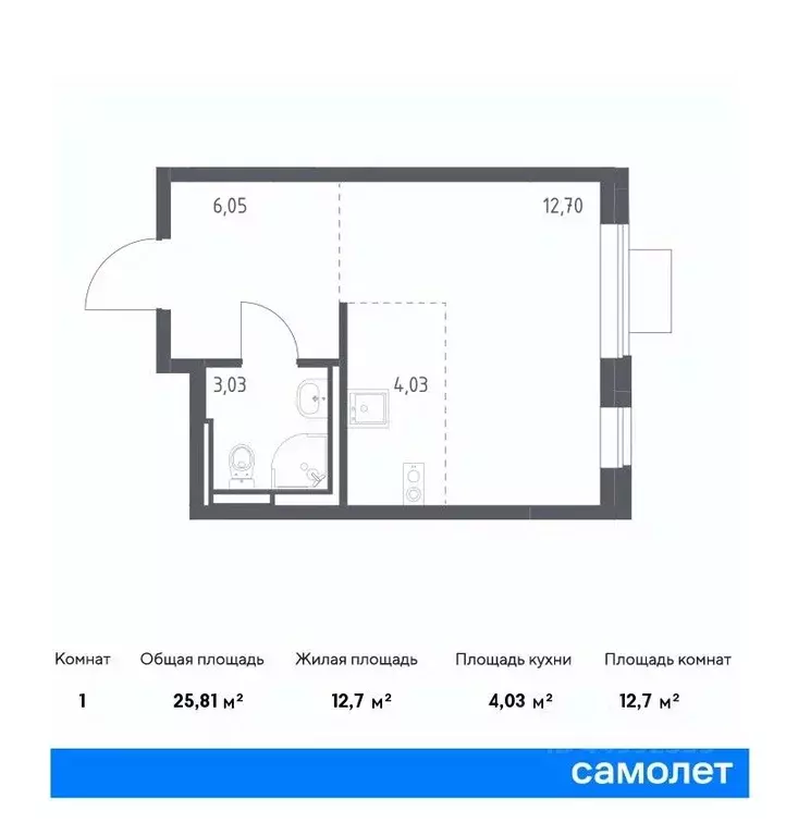 Студия Московская область, Домодедово городской округ, с. Ям ... - Фото 0