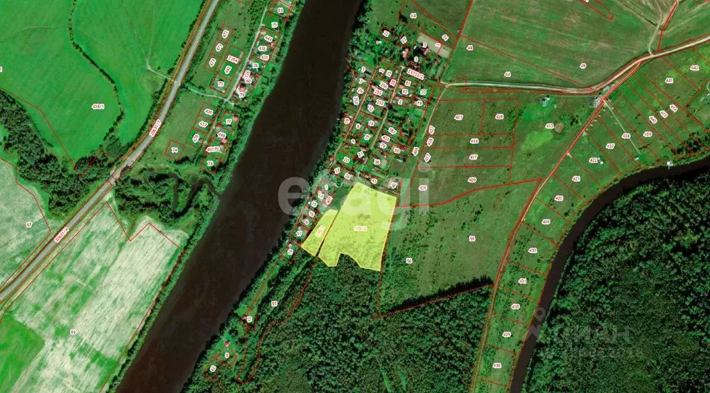 Участок в Ленинградская область, Волховский район, Бережковское с/пос, ... - Фото 1