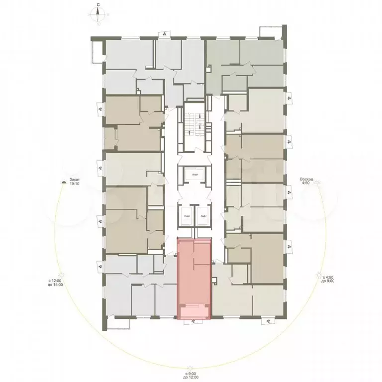 1-к. квартира, 29,5 м, 18/25 эт. - Фото 1
