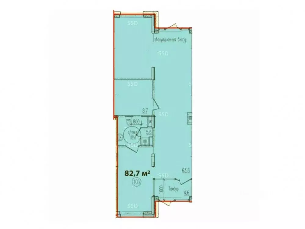 Торговая площадь в Московская область, Мытищи городской округ, д. ... - Фото 2
