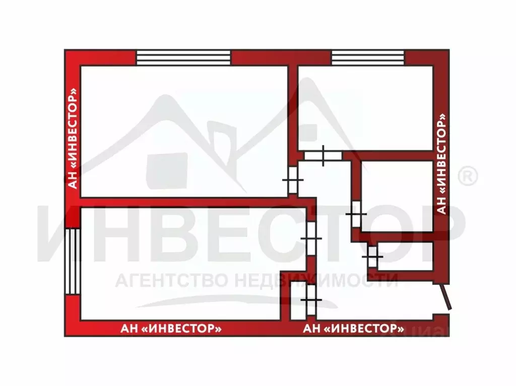2-к кв. Челябинская область, Красноармейский муниципальный округ, пос. ... - Фото 1