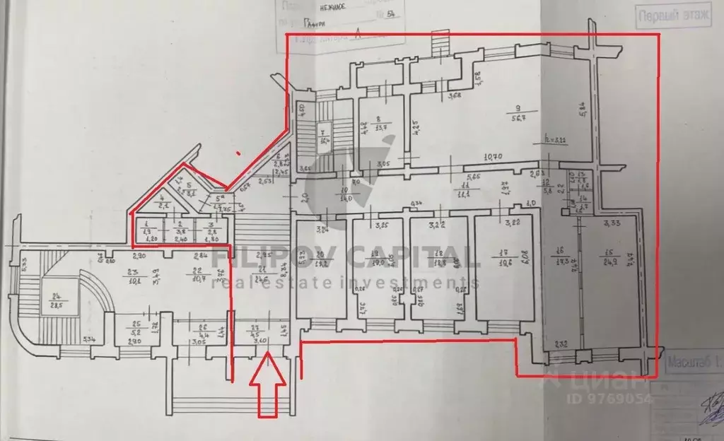 Помещение свободного назначения в Башкортостан, Уфа ул. Гафури, 54 ... - Фото 1