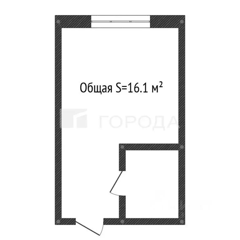 Студия Алтайский край, Барнаул ул. Эмилии Алексеевой, 84А (16.1 м) - Фото 2