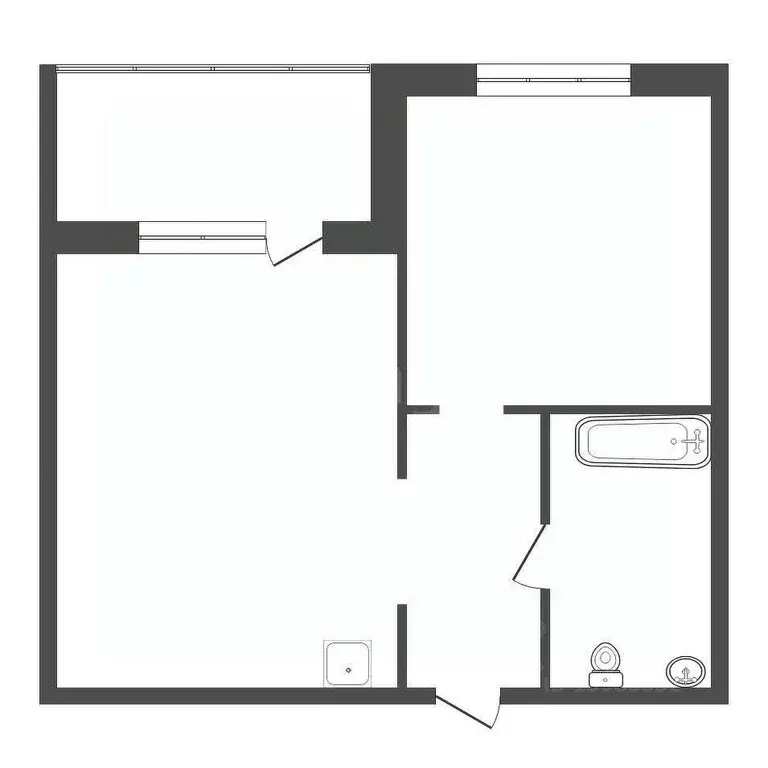 2-к кв. Красноярский край, Красноярск ул. Апрельская, 9А (38.9 м) - Фото 2