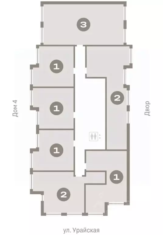 1-к кв. Тюменская область, Тюмень ул. Муравленко, 9к3 (42.42 м) - Фото 1