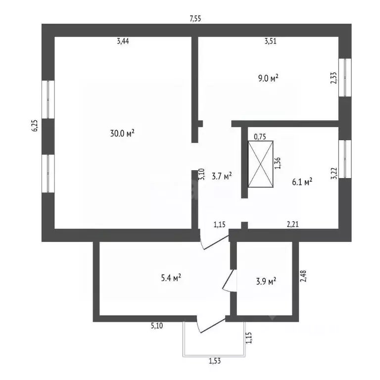 Дом в Амурская область, Ивановский муниципальный округ, с. Среднебелая ... - Фото 2