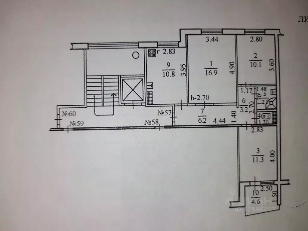 3-к кв. Краснодарский край, Новороссийск ул. Карамзина, 35 (62.0 м) - Фото 1