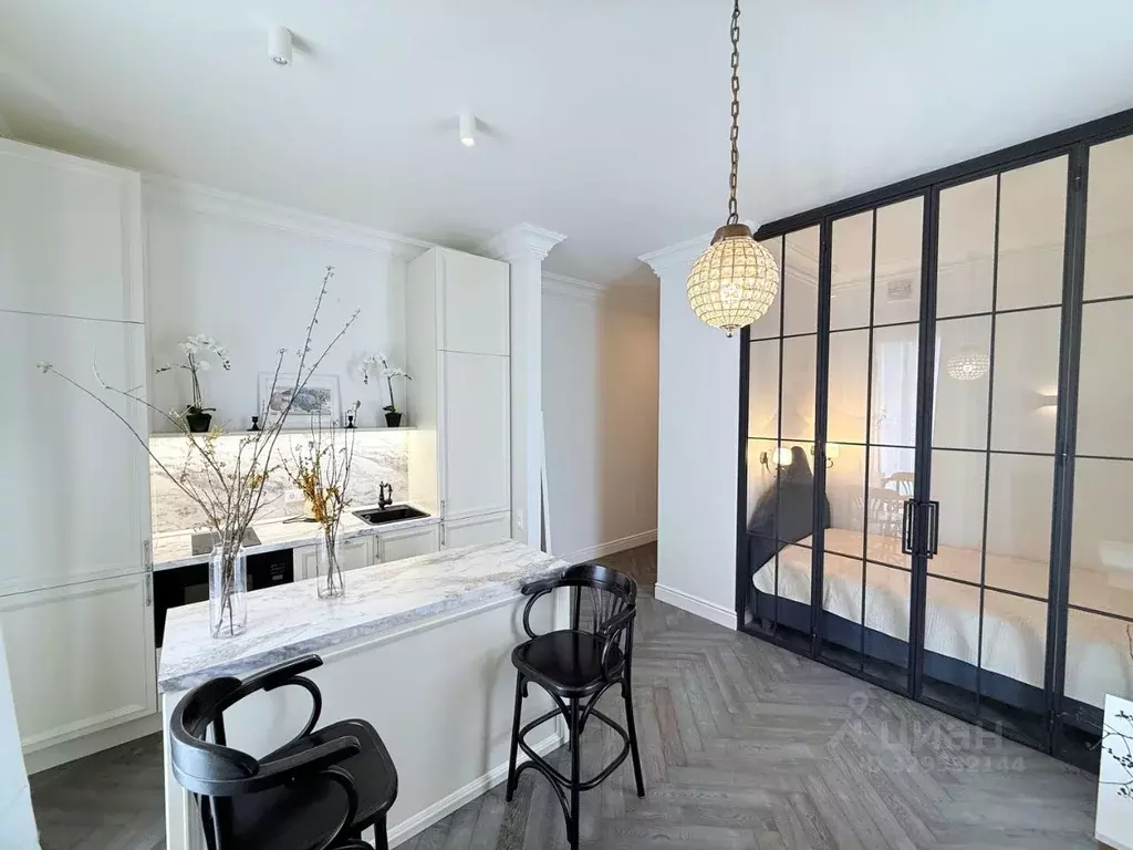 Студия Московская область, Химки ул. Озерная, 10 (30.3 м) - Фото 1