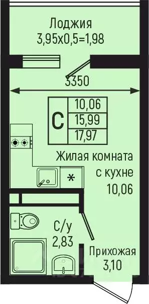 Студия Краснодарский край, Туапсинский муниципальный округ, с. Небуг  ... - Фото 0