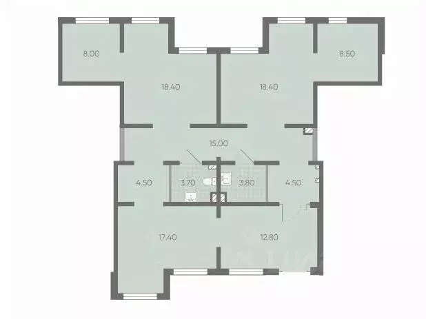 Помещение свободного назначения в Санкт-Петербург Цветной Город жилой ... - Фото 1