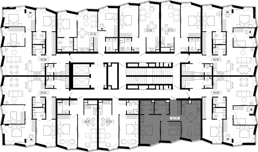 2-комнатная квартира: Москва, 4-я улица Марьиной Рощи, 12к2 (63.11 м) - Фото 1