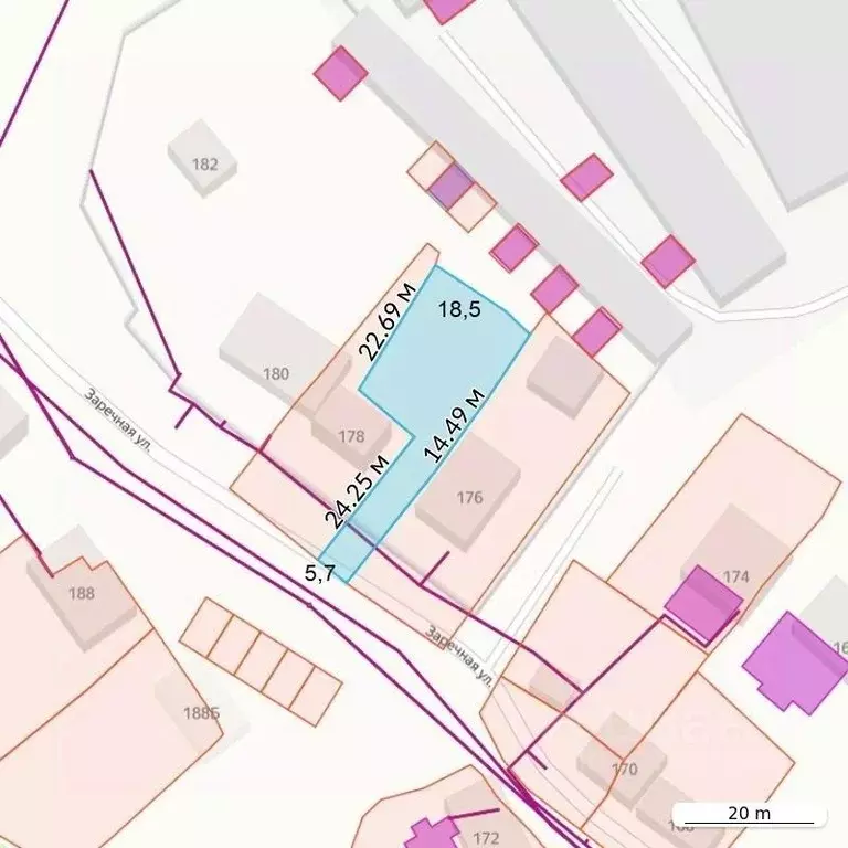 Участок в Тамбовская область, Тамбов городской округ, с. ... - Фото 2