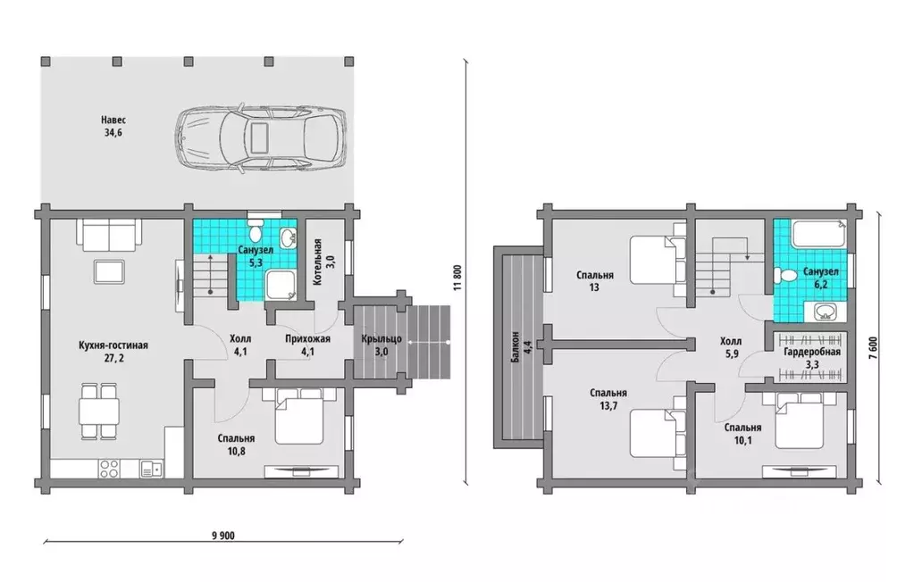 Коттедж в Владимирская область, Александровский муниципальный округ, ... - Фото 2