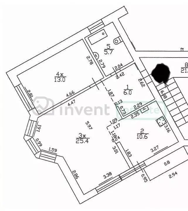 2-к кв. Калининградская область, Светлогорск Зеленая ул., 12 (61.0 м) - Фото 2