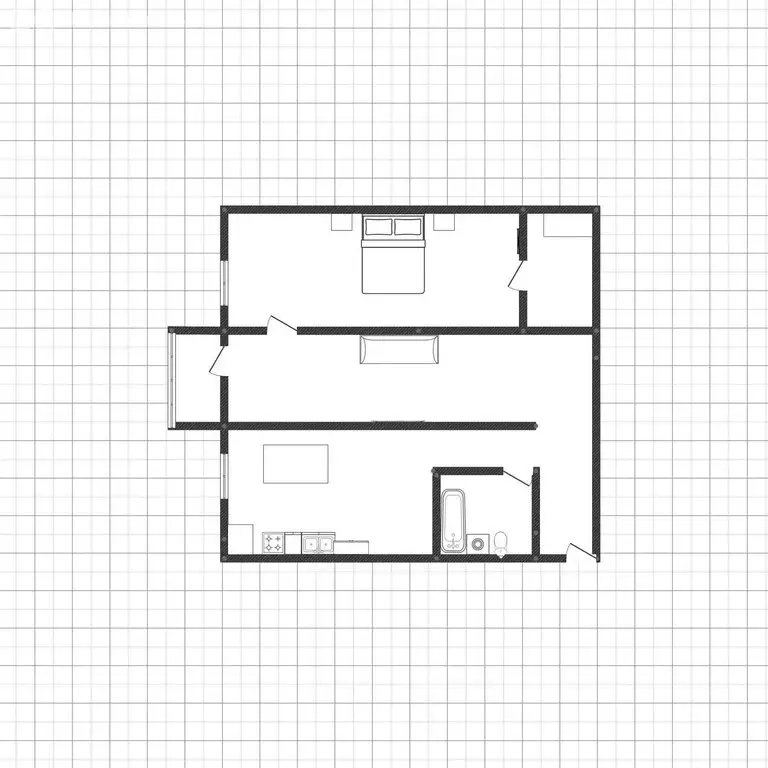 2-комнатная квартира: Ангарск, 15-й микрорайон, 51 (44.9 м) - Фото 1