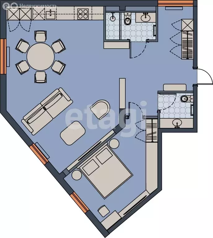 2-комнатная квартира: Севастополь, улица Шмидта, 7 (91.36 м) - Фото 1