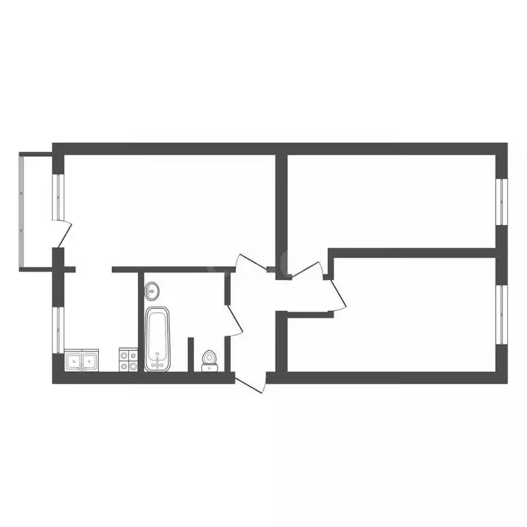 3-к кв. Ростовская область, Аксай ул. Платова, 6 (63.0 м) - Фото 1