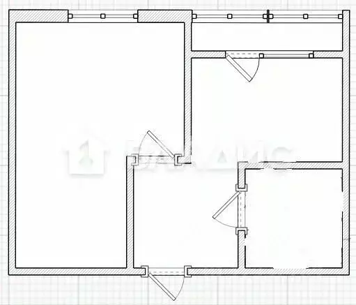 1-к кв. Пензенская область, Пензенский район, Засечный сельсовет, с. ... - Фото 2