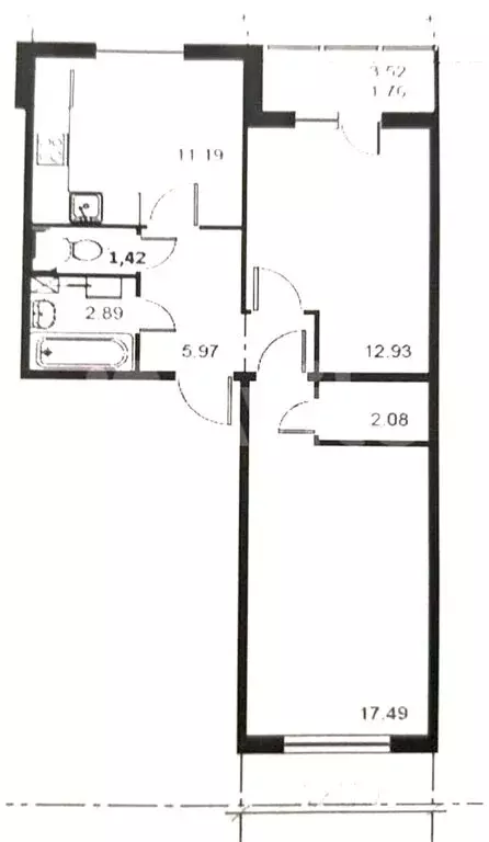 2-комнатная квартира: петергоф, парковая улица, 16к2 (54.2 м) - Фото 1