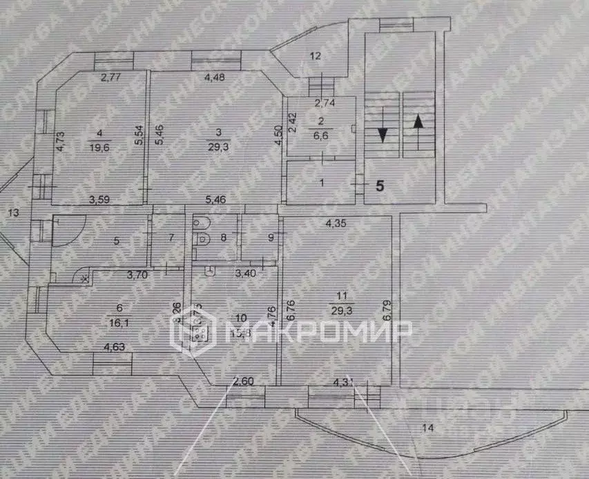 4-к кв. Челябинская область, Челябинск Комсомольский просп., 48А ... - Фото 2