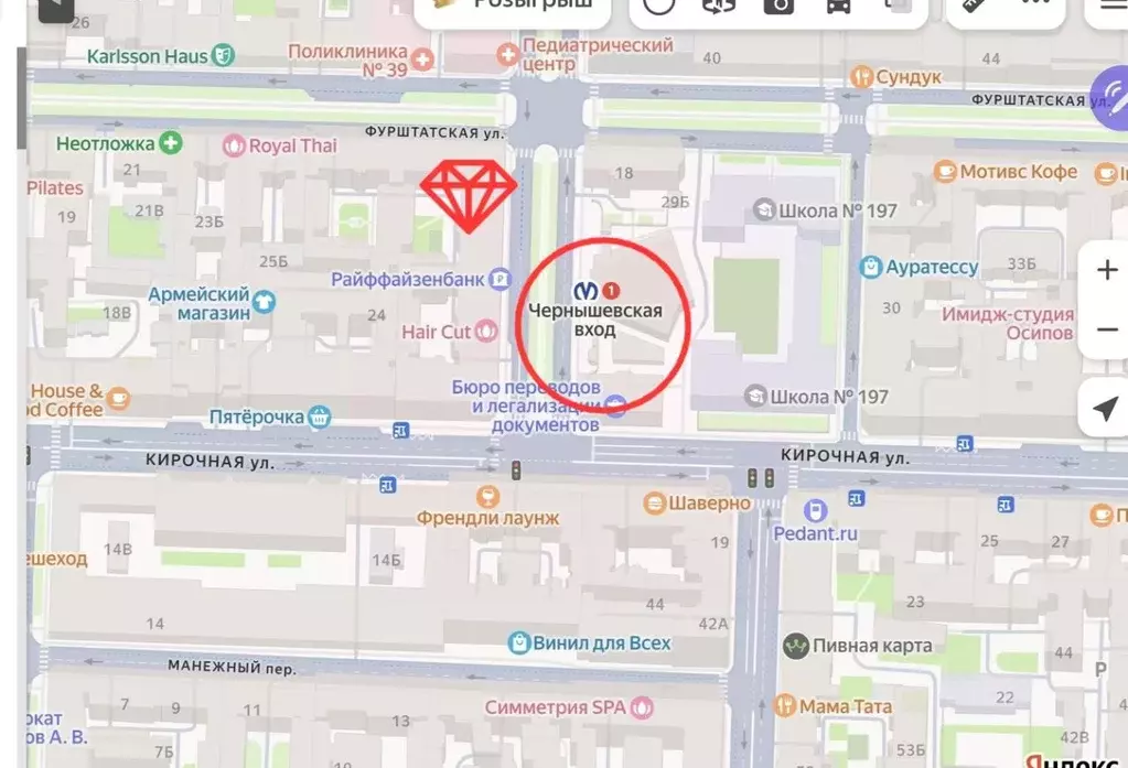 3-к кв. Санкт-Петербург просп. Чернышевского, 17 (83.9 м) - Фото 2