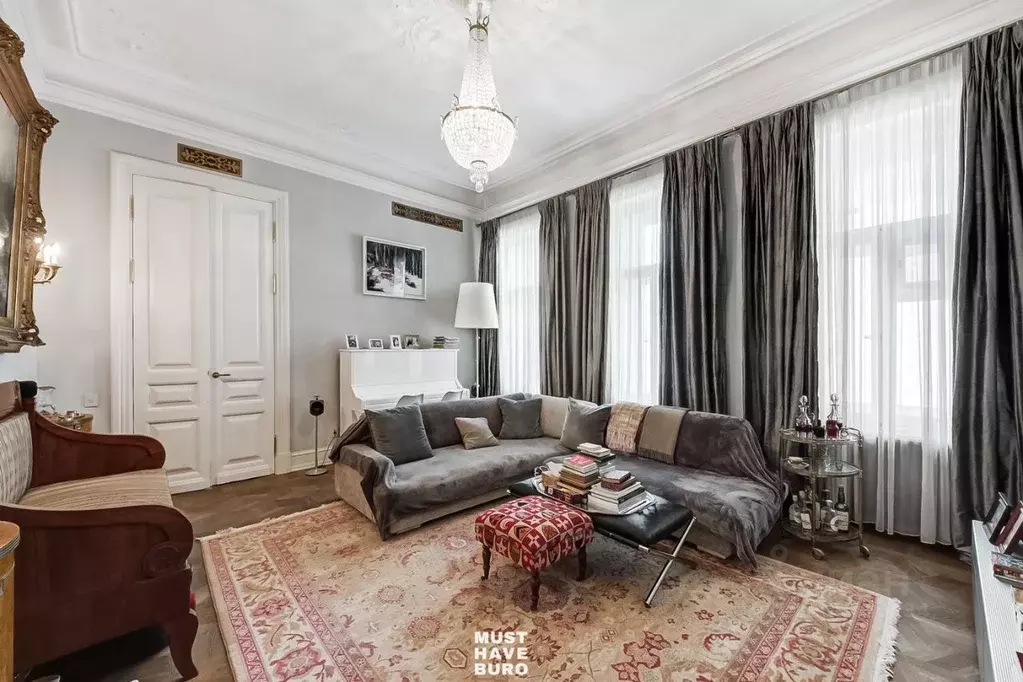 3-к кв. Москва пер. Романов, 3С6 (175.9 м) - Фото 2