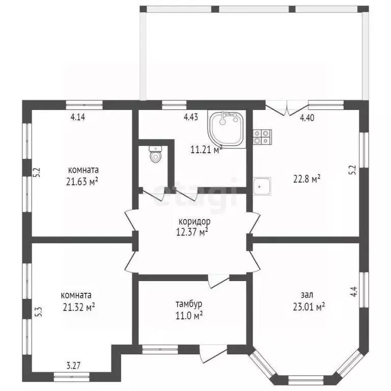 Дом в Белгородская область, Шебекино ул. Березовая, 2 (240 м) - Фото 2