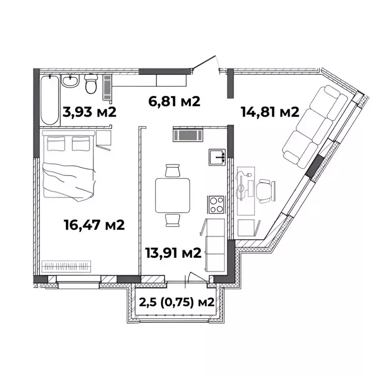 2-к кв. Ярославская область, Ярославль ул. Старая Костромская, 4 ... - Фото 1