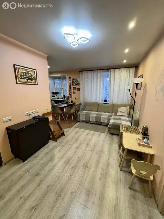 2-комнатная квартира: Бор, Октябрьская улица, 59 (41.4 м) - Фото 1