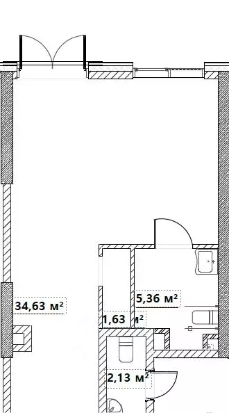 Помещение свободного назначения в Москва 3-я Гражданская ул., 21 (42 ... - Фото 0