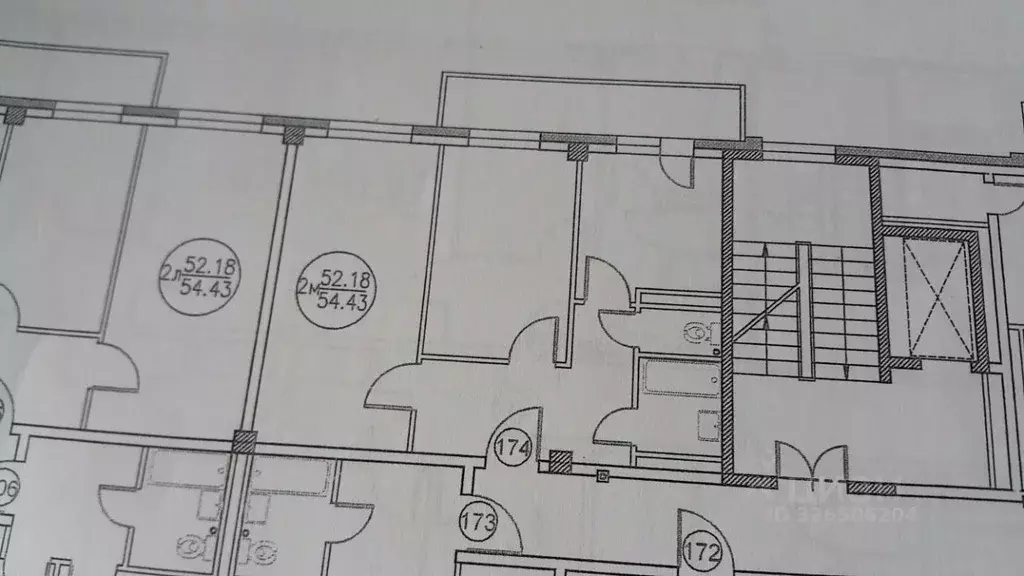 2-к кв. Саха (Якутия), Якутск ул. Лермонтова, 26 (52.3 м) - Фото 2