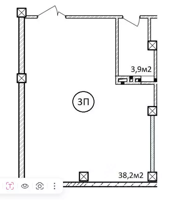 Помещение свободного назначения в Томская область, Томск ул. Розы ... - Фото 2