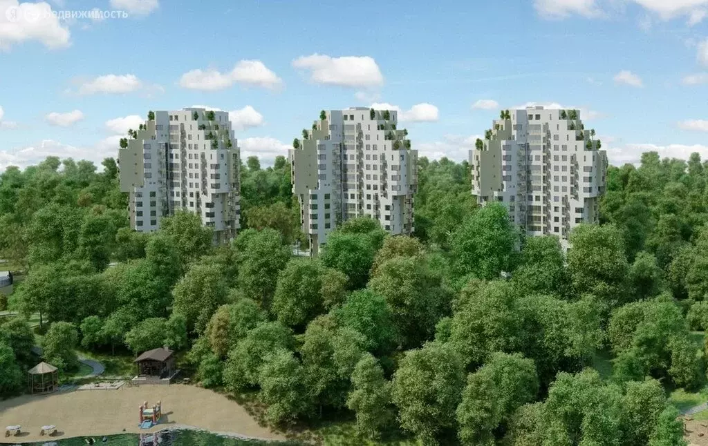 2-комнатная квартира: Химки, улица Чайковского, 1 (55.2 м) - Фото 1