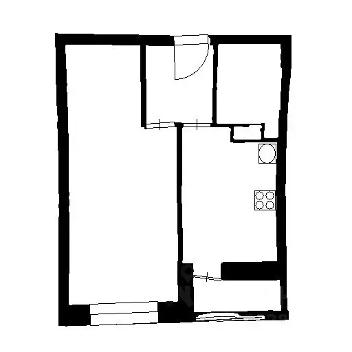 1-к кв. Ленинградская область, Мурино Всеволожский район, просп. ... - Фото 2