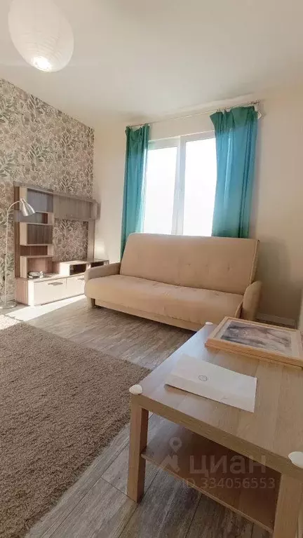 Квартира, 1 комната, 34.1 м - Фото 1